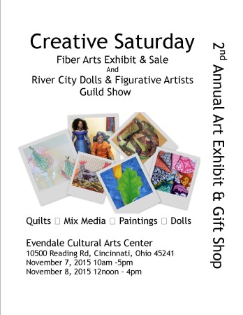 Creative Saturday Fiber Arts Exhibit and Sale And River City Dolls & Figurative Artists Guild Show