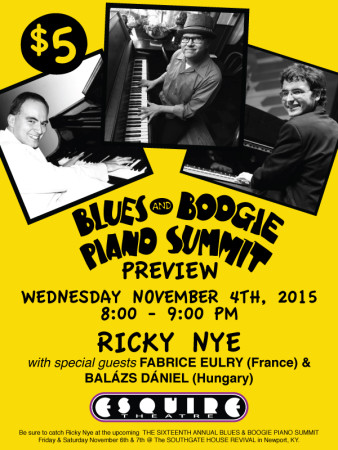 BLUES & BOOGIE PIANO SUMMIT PREVIEW