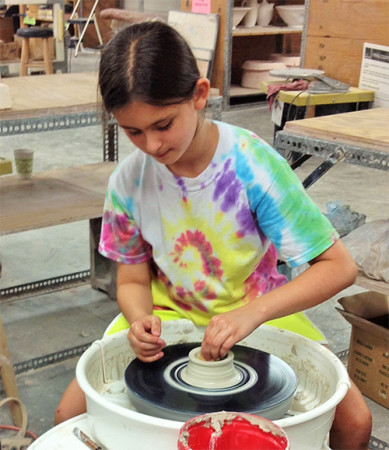 Pottery Wheel for Kids at The Art Workshop