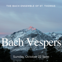 Bach Vespers at St. Thomas