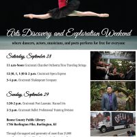 Arts Discovery and Exploration Weekend