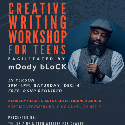 moOdy bLaCk: Free WRITING WORKSHOP for TEENS