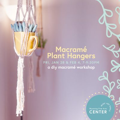 Adult Art Workshop - Macrame' Plant Hanger Workshop
