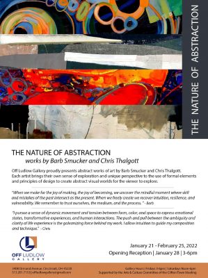 The Nature of Abstraction - works by Barb Smucker and Chris Thalgott