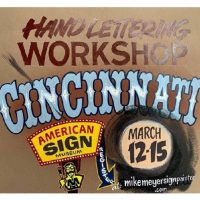 Hand Lettering Workshop with Mike Meyer