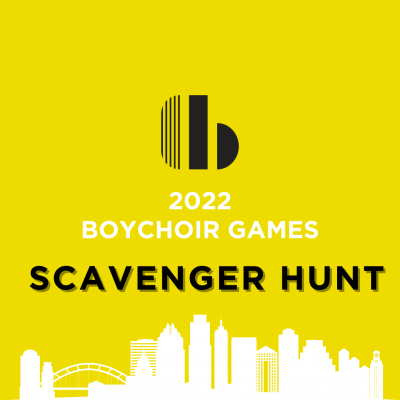 2022 Cincinnati Boychoir Games Scavenger Hunt