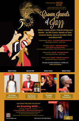 Crown Jewels of Jazz Concert Series - Wed., July 6 with Tia Fuller and Diamond Cut
