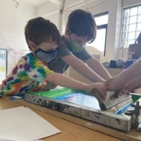 Printmaking and T-Shirt Design Summer Art Camp