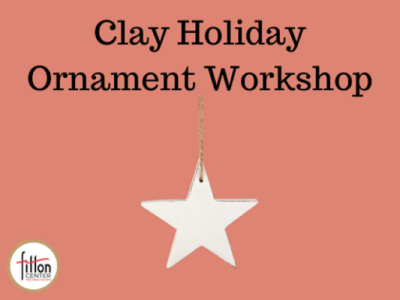Clay Holiday Ornaments: Two-Day Workshop