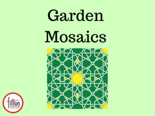 Garden Mosaic Lanterns and Glass Blocks