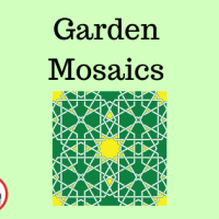 Garden Mosaic Lanterns and Glass Blocks