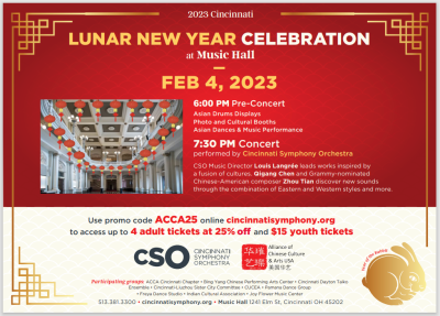 Cincinnati Lunar New Year Celebration at Music Hall