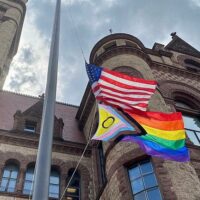 Inclusive Pride Flag Raising at Cincinnati City Hall
