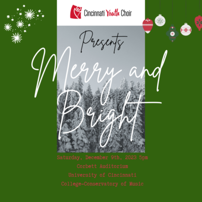 Cincinnati Youth Choir Presents Merry and Bright