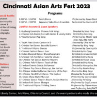 Gallery 1 - Cincinnati Asian Arts Festival 2023
