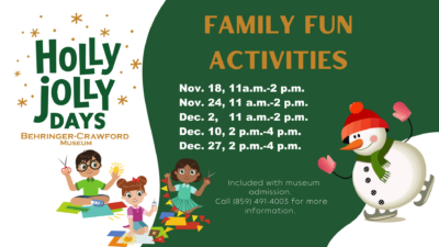 Holly Jolly Days: Family Fun Activities