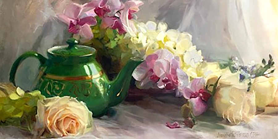 Flowers in a Simple Still Life Workshop with Mary Beth Karaus