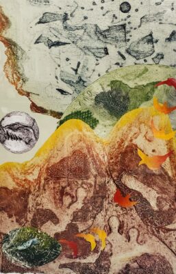 Collagraph, Intaglio, and a la poupee 4–week course Taught by Mary Woodworth