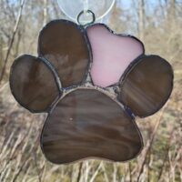 Stained Glass: Paw Print